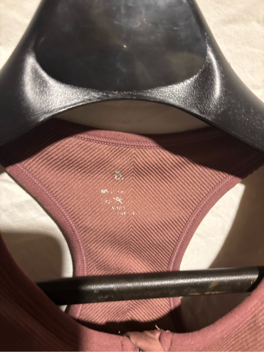 Front-Zip Ribbed Sports Bra - Brown - Picture 4 of 5